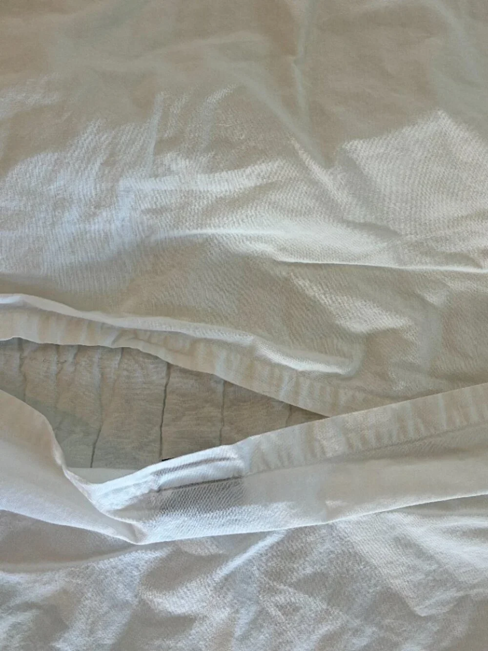 Vintage Ralph Lauren Quilted Euro Pillow Sham Blue Chambray 26x26